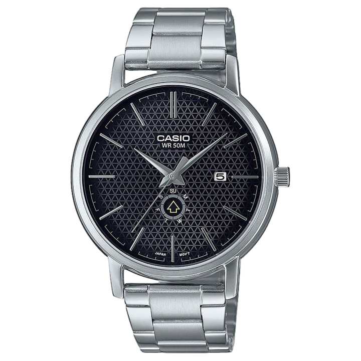 CASIO CASIO STANDARD Quartz Movement Stainless Steel Strap Watch Men's Watches Black Dial
