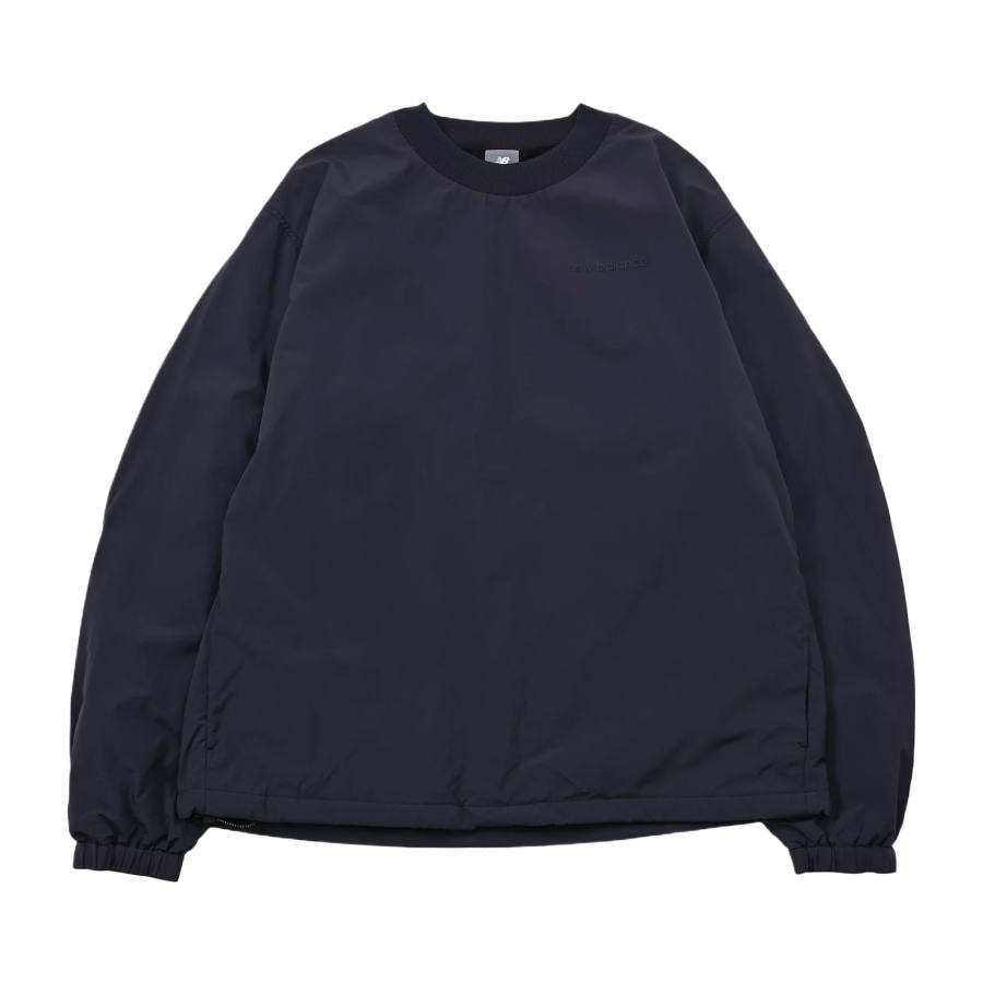 New Balance New Balance Woven Crew Fleece Lined Crew Neck Thermal Breathable Waterproof Sweatshirt Men's