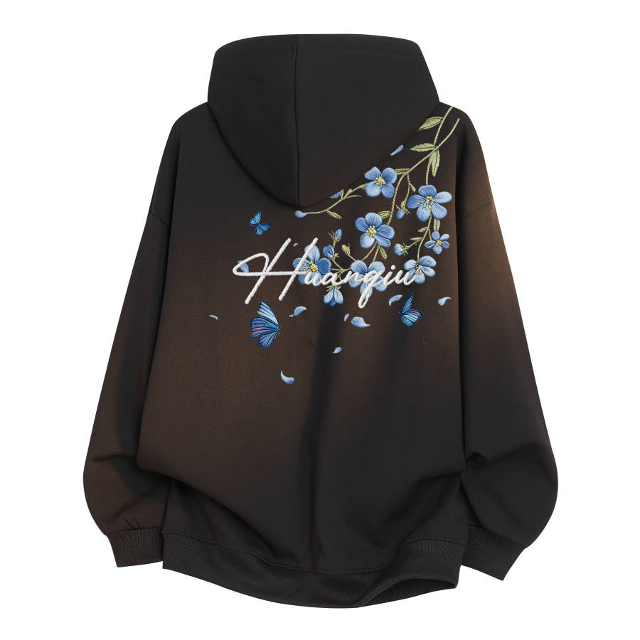 HUANQIU Sweatshirts Unisex Hooded Moderate Regular