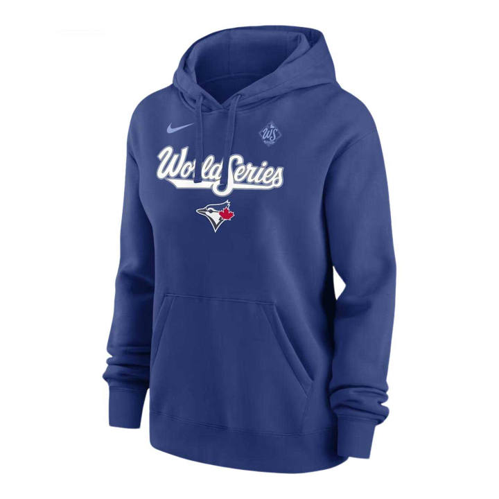 Nike Nike Los Angeles Dodgers 2025 World Series Participant Authentic Collection Women's Nike Mlb Pullover Hoodie