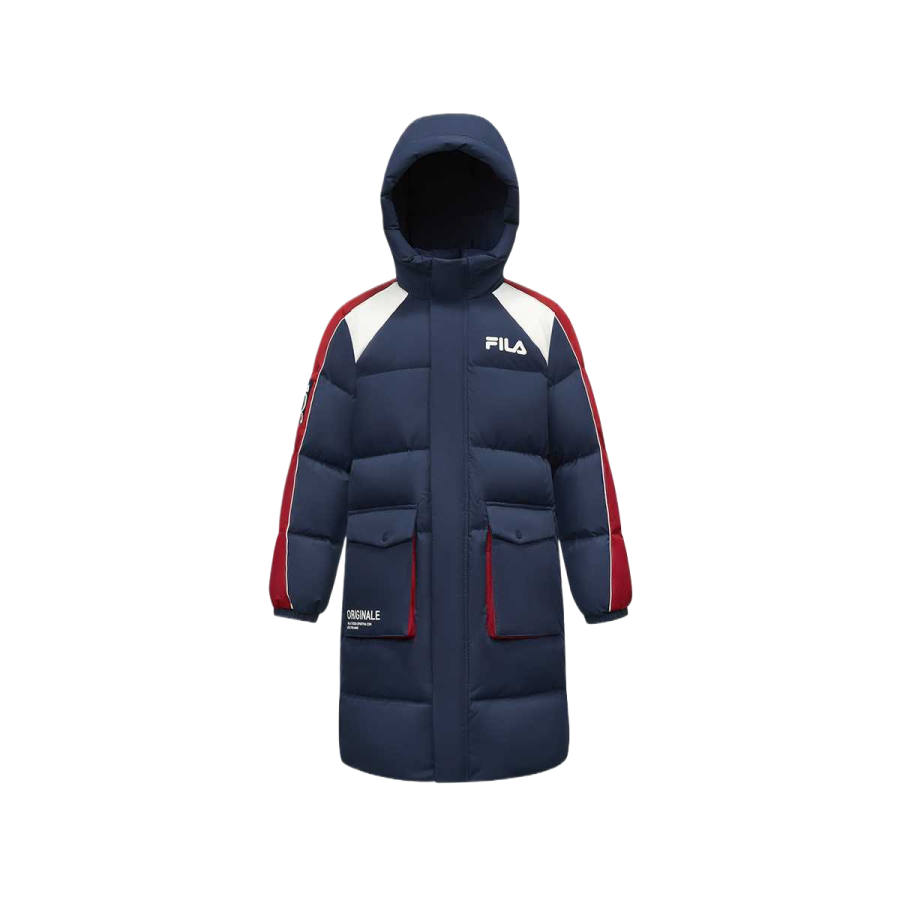 FILA KIDS Down Jackets Hooded Non Detachable Moderate
