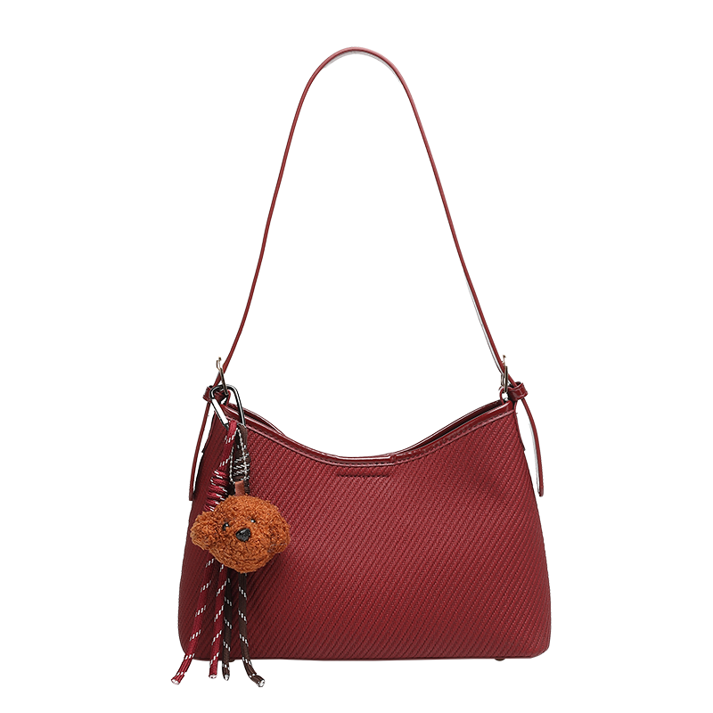 PAYOT Synthetic Leather Shoulder Bag, Crossbody Bag Women's Burgundy