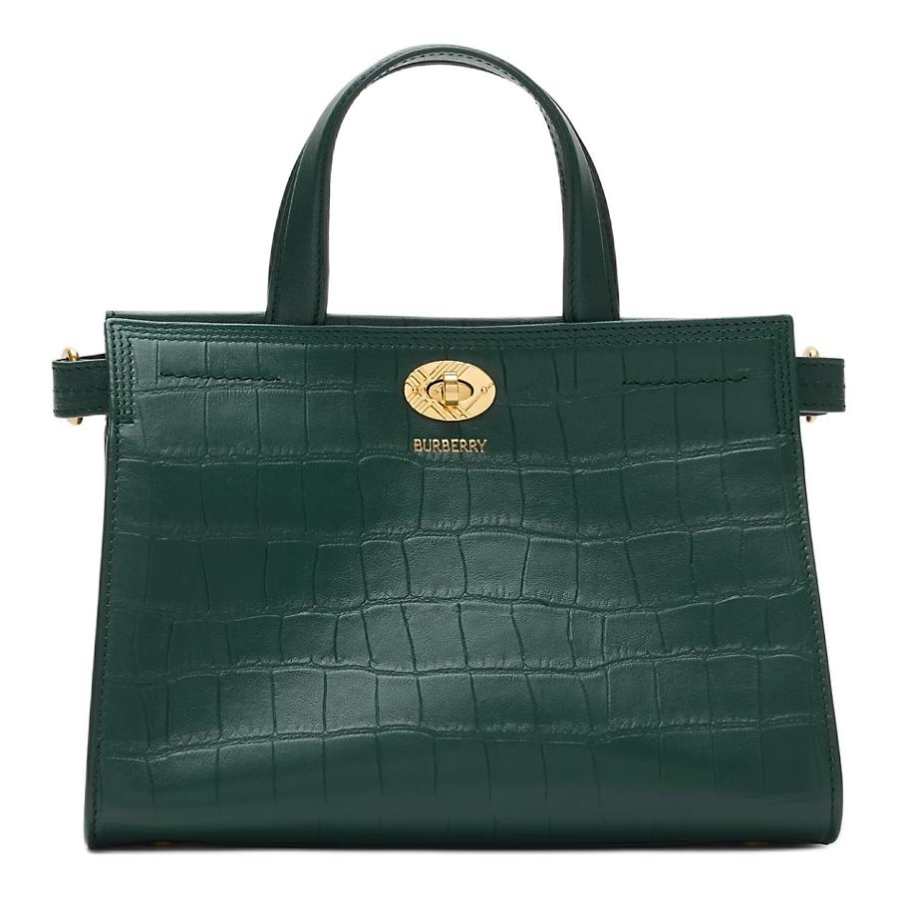 Burberry Cotswolds Lambskin Handbag Mini Women's Ivy Green