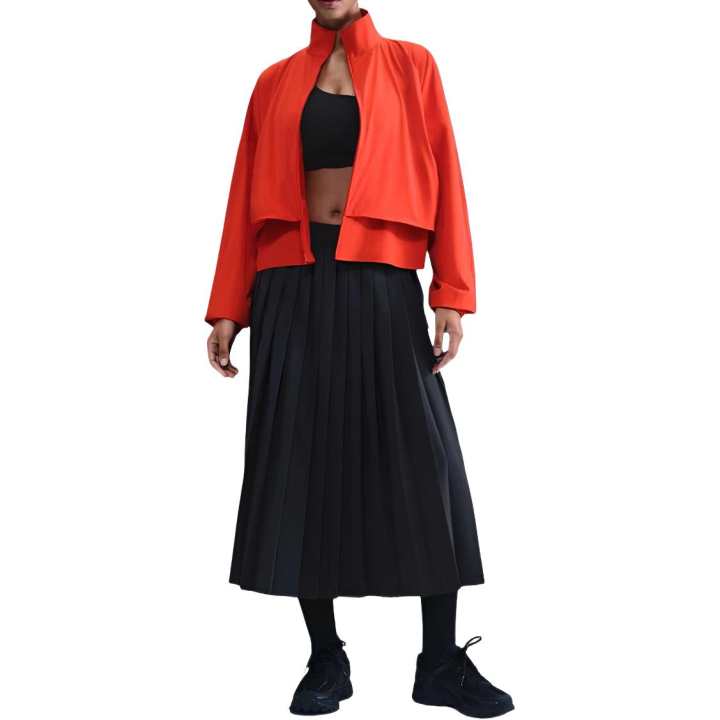 Nike Nike Dri Fit Jackets Women's Spicy Red/Mysterious Red Stand Collar Moderate Other