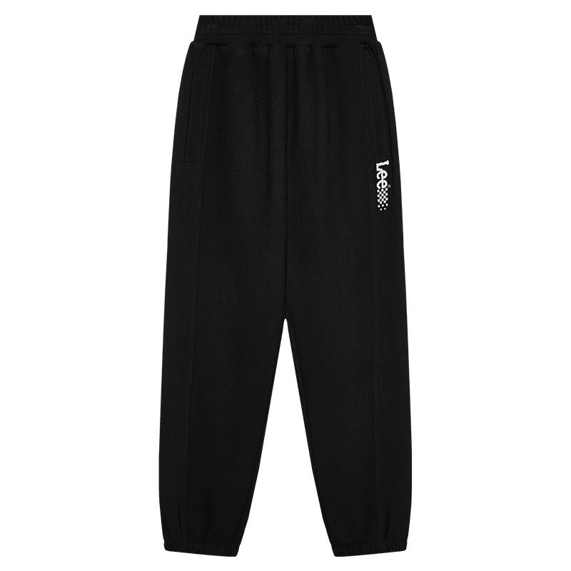 LEE KIDS Knitted Sweatpants Thermal Fleece Lined Loose Fit Versatile Pants Teenagers