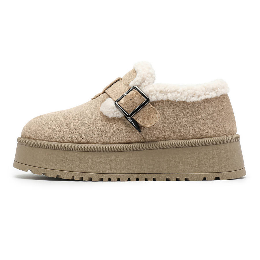 DEERWAY Ankle Length Snow Boots Women's Khaki