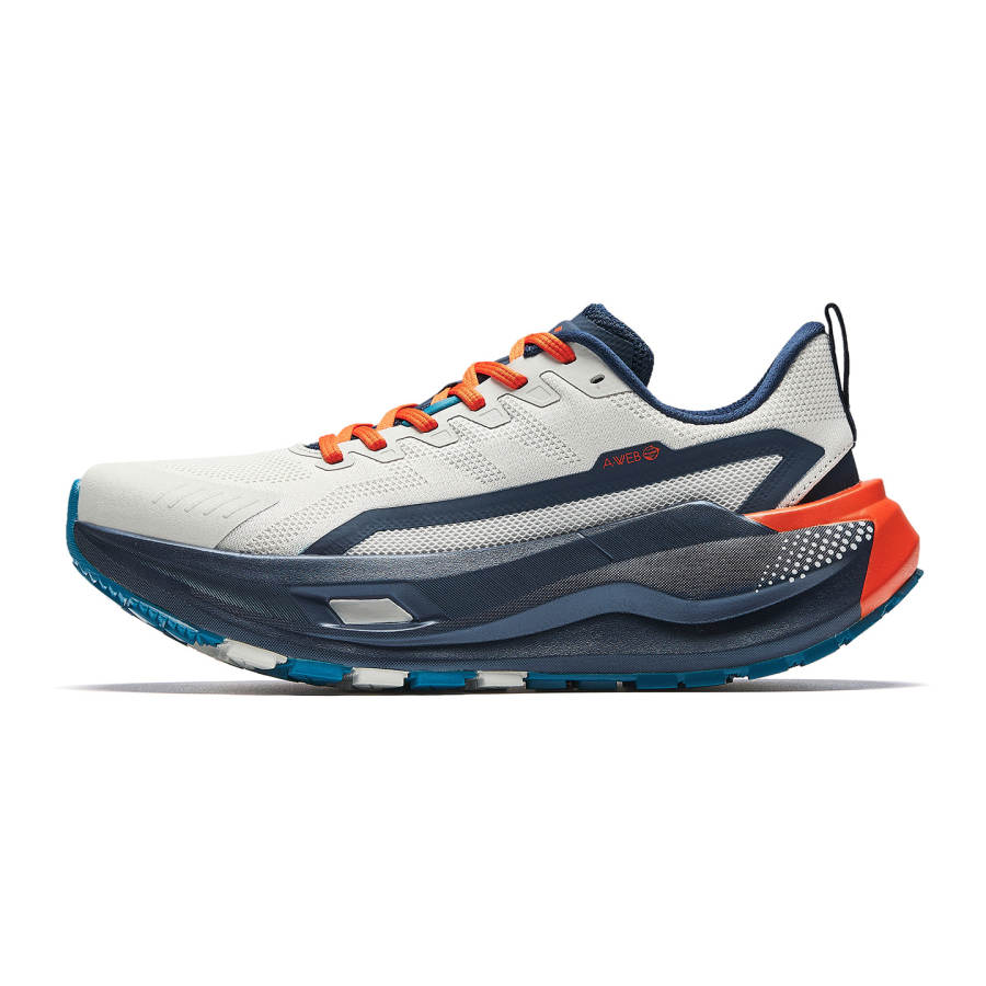Anta Kunlun Fabric Comfortable Low top Versatile Outdoor Shoes Men's Digital Mist Gray/Ink Navy