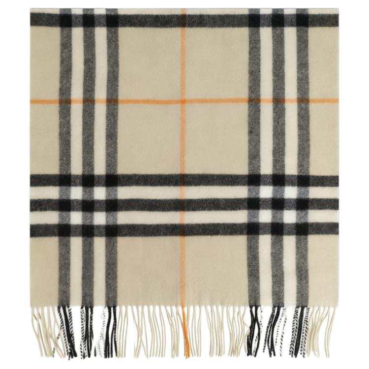 Burberry Burberry Checked Fringed Scarf