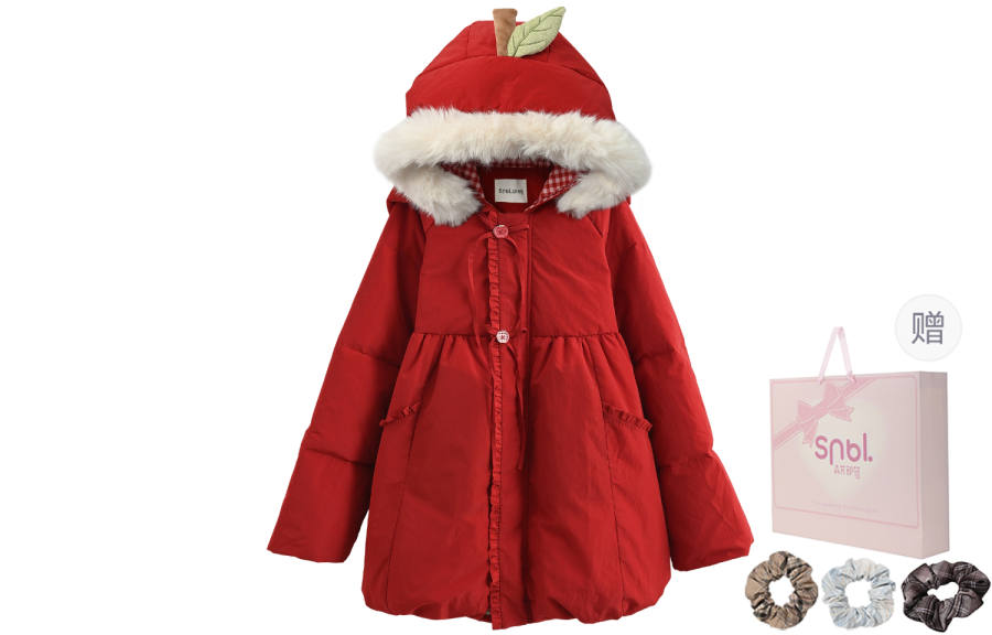 SNBL SNBL Down Jackets Women's Red Thickened