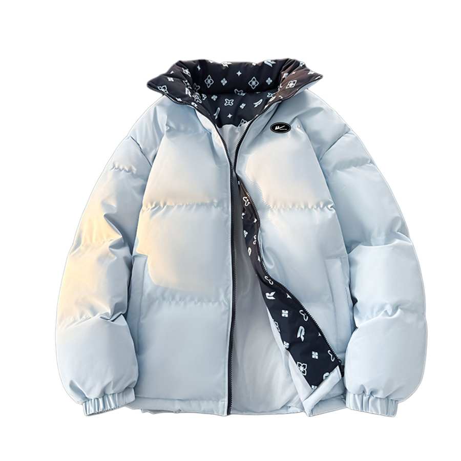 WARRIOR WARRIOR Puffer Jackets Women's Stand Collar Thickened Padded Puffer Jacket