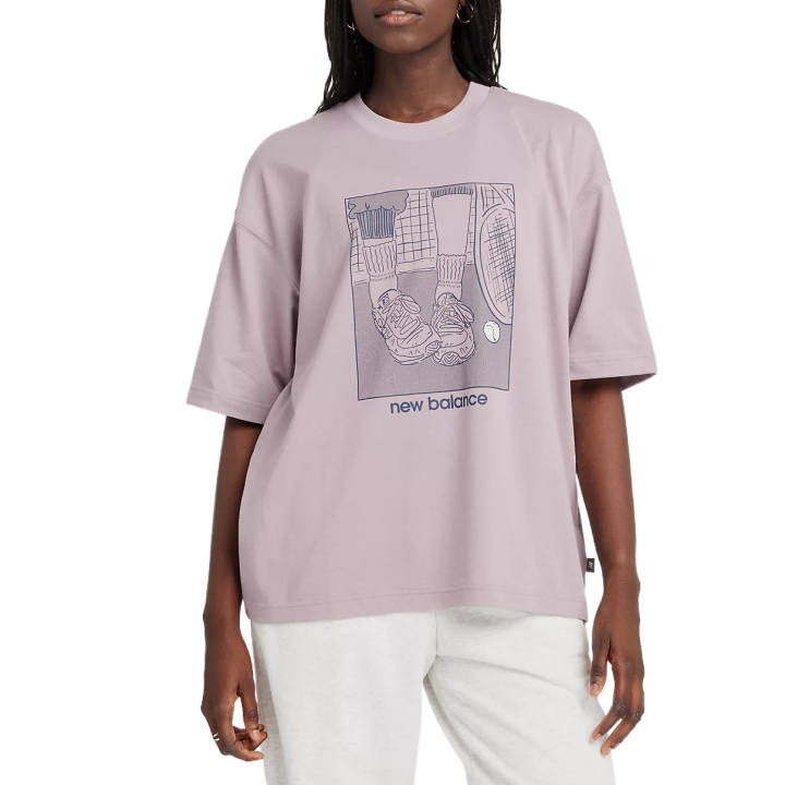 New Balance New Balance Drop Shoulder Sleeve T Shirt Women's