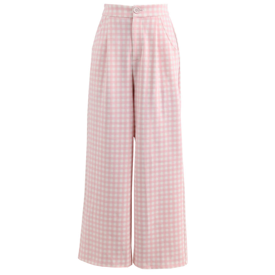 SNBL Casual Pants Women's Pink Moderate Wide Leg Pants