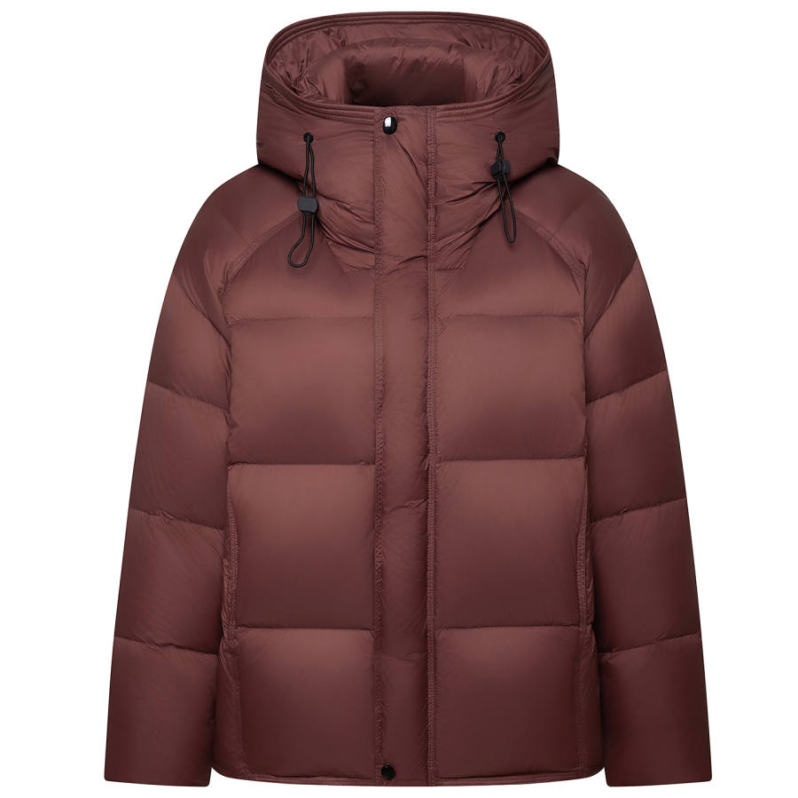 YALU Down Jackets Women's Hooded Thickened Puffer Jacket