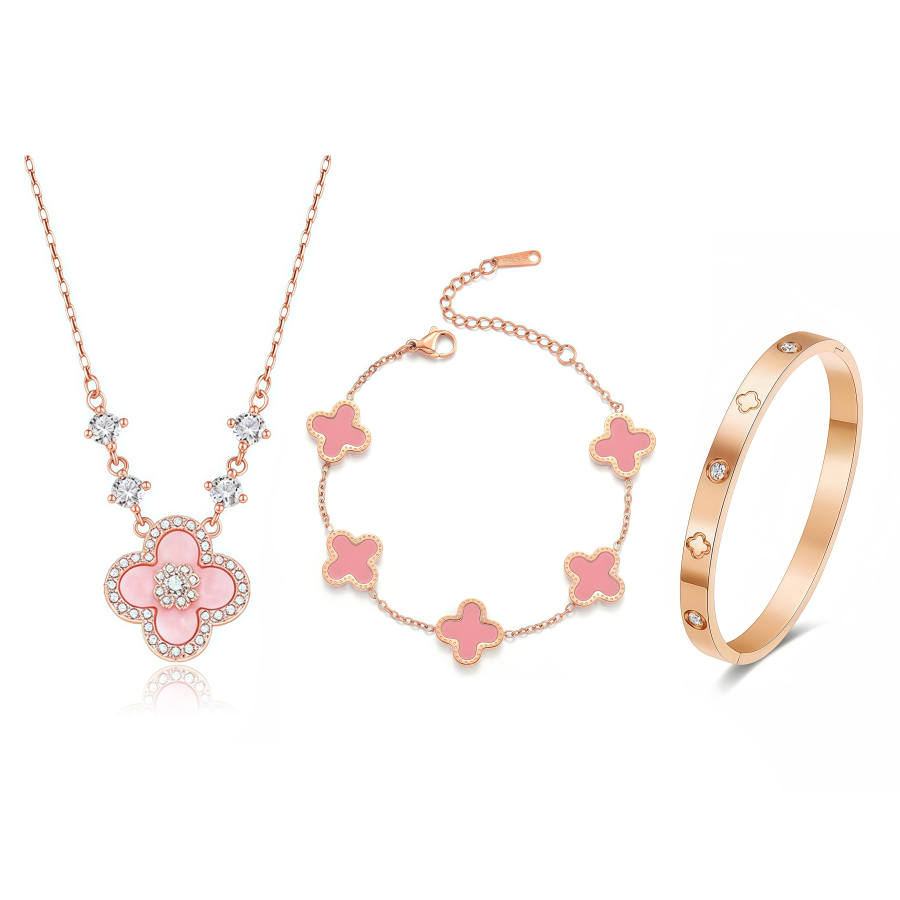 Barbie Zircon Alloy Titanium Steel Bracelets Women's