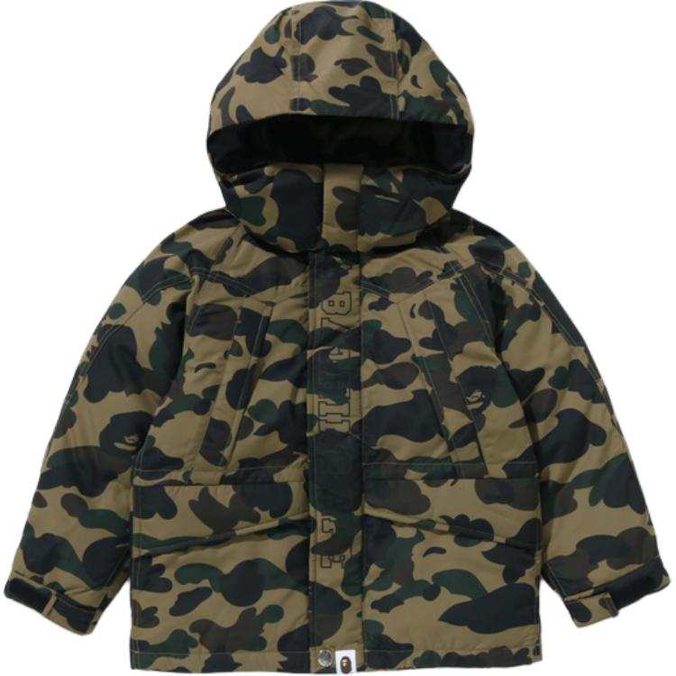 A BATHING APE A BATHING APE Down Jacket FW25 Children Aged 3 7 Years Old