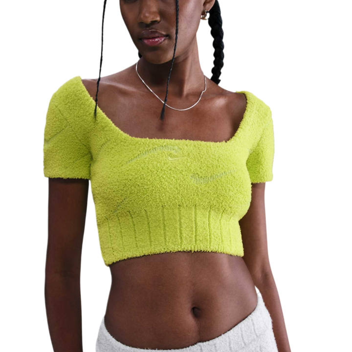 Nike Nike square-neck short-sleeved top