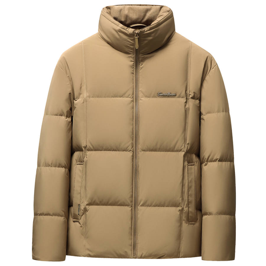 YALU YALU Down Jackets Men's Stand Collar Thickened