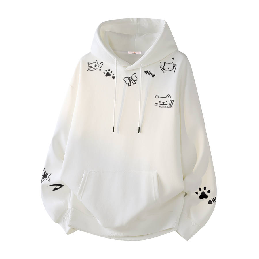 DEERWAY DEERWAY Sweatshirts Unisex Hooded Moderate Regular