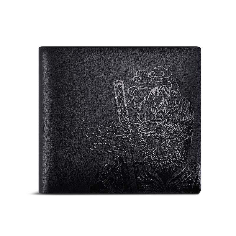 SEPTWOLVES SEPTWOLVES Cow Leather Wallet Regular Men's Black
