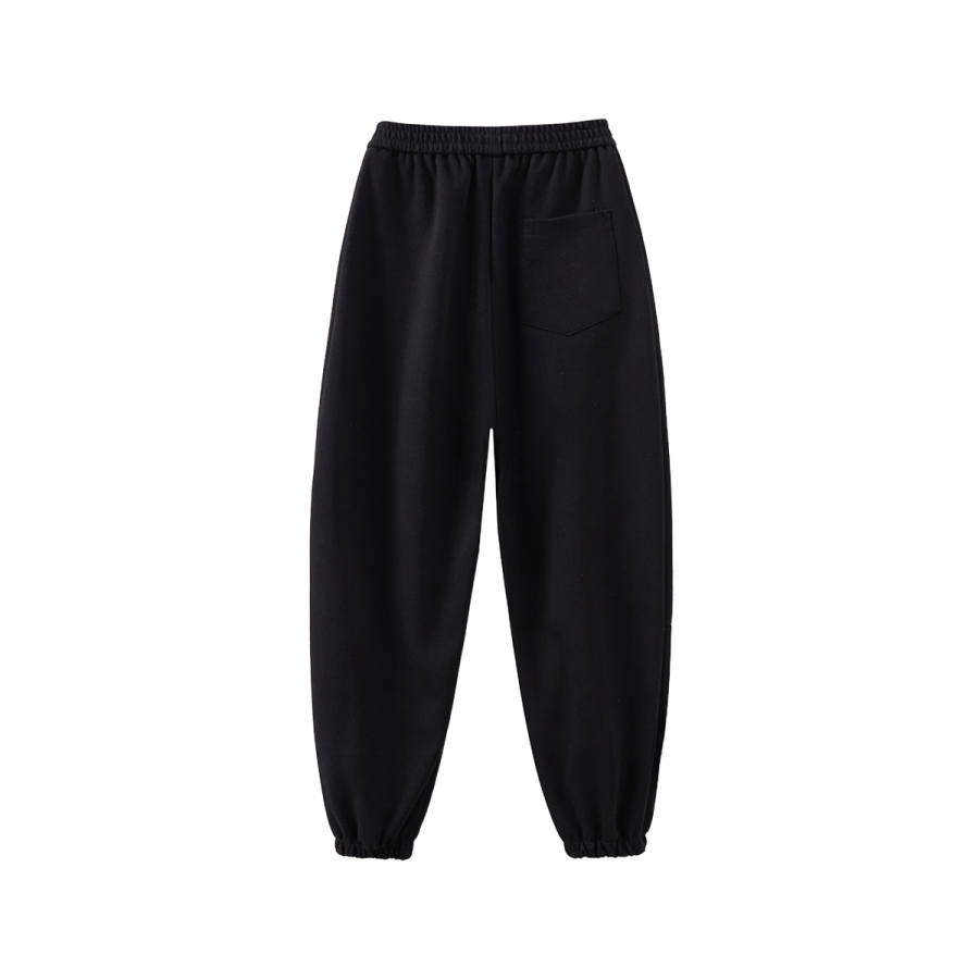Jeep Sweatpants Basic Stripes Casual Versatile Thickened And Fleece Lined Pants Thermal Pants Kids'
