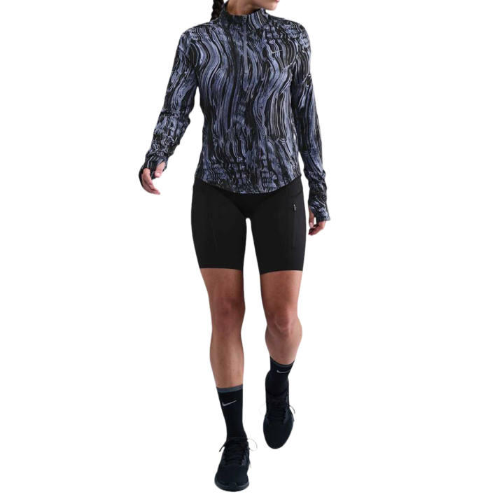 Nike Nike Swift Women's Dri-FIT Uv 1/2-Zip Printed Running Top