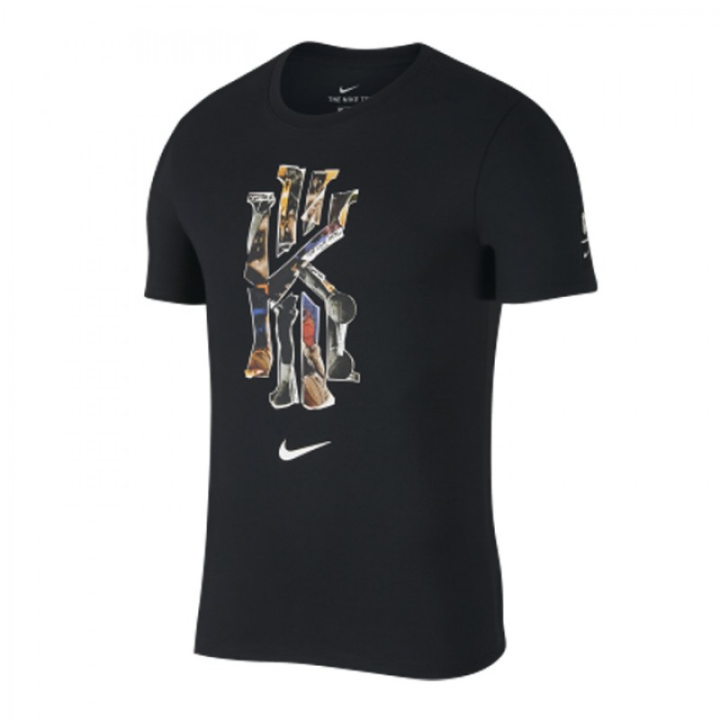 Nike Nike T Shirts Men's Black Crew Neck Moderate Straight Fit