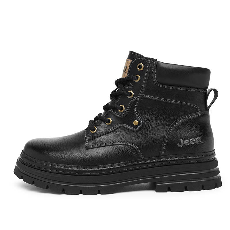 Jeep Jeep Combat Boots Men's Chestnut Brown Black