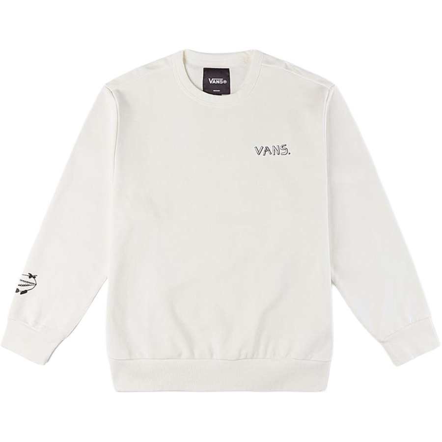 Vans Vans Sweatshirts Unisex White Crew Neck Moderate