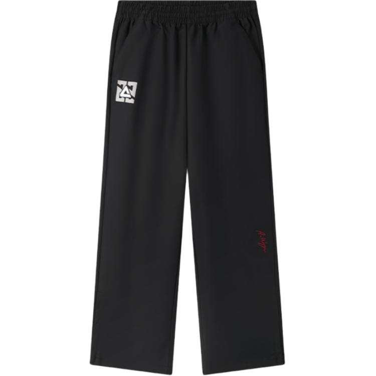 PEAK Casual Pants Men's Black Moderate Straight Fit Pants