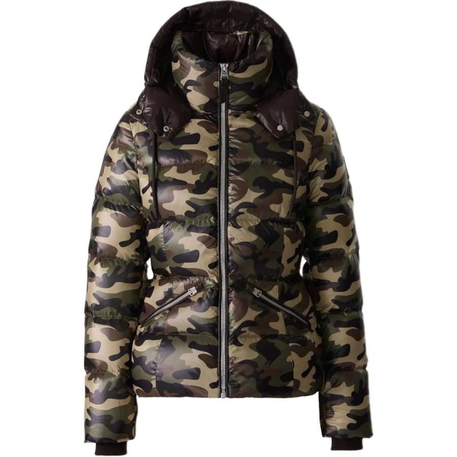 MACKAGE Down Jackets Women's Camouflage Print Crew Neck Moderate