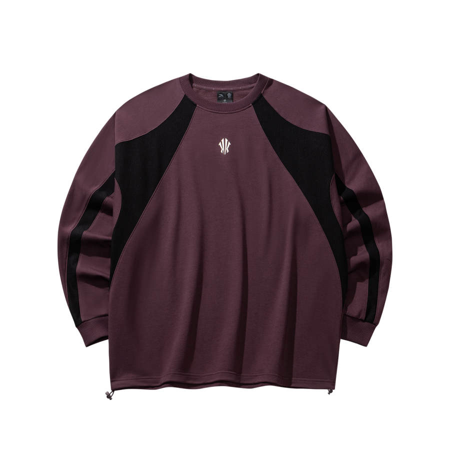 Anta T Shirt Unisex Total Crimson Rose Brown