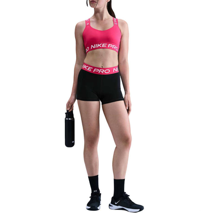 Nike Nike Pro Yoga Shorts Women's Black/Light Pink/White Moderate