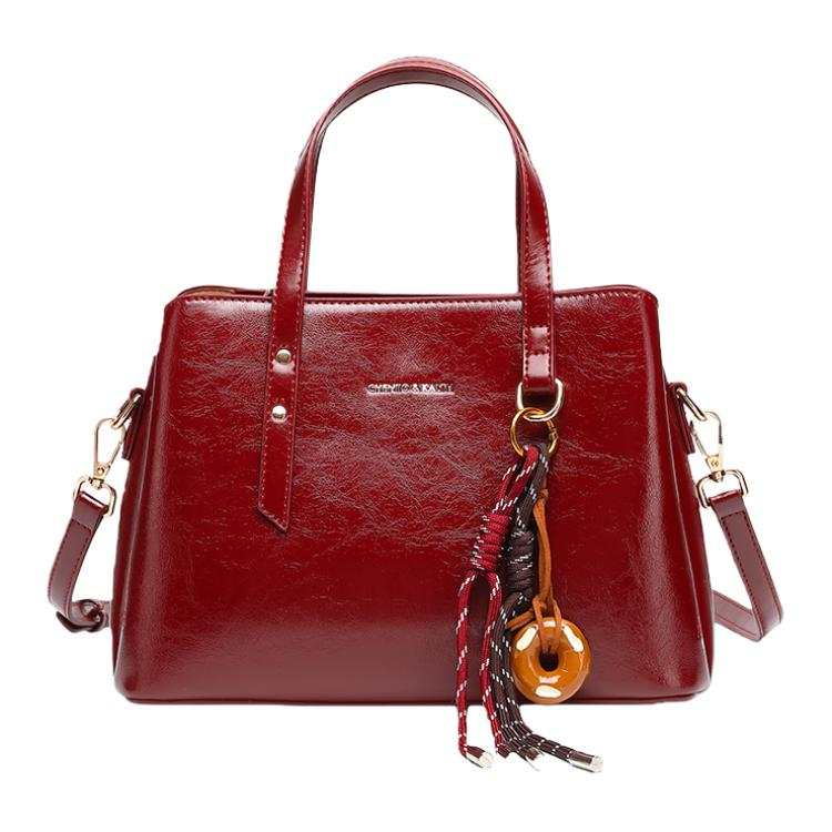 PAYOT Synthetic Leather Handbag Regular Women's Burgundy