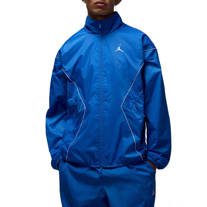 Jordan Jordan Brooklyn Jackets Men's Sports Blue Turtleneck Moderate Other