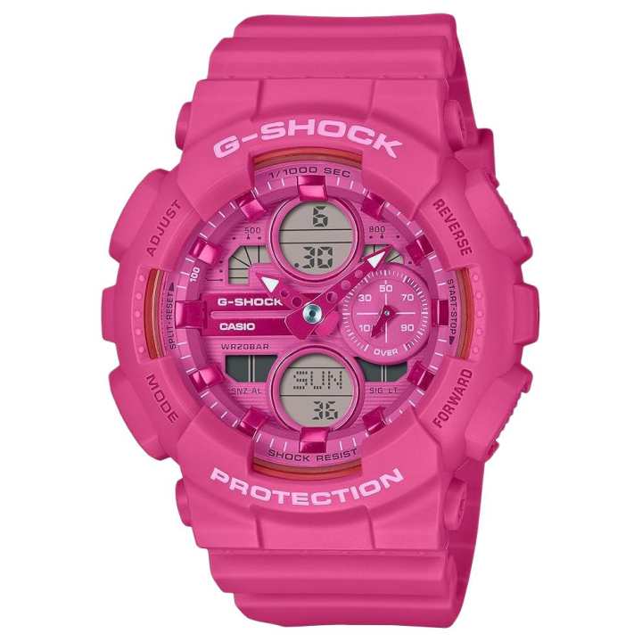CASIO CASIO DIGITAL Quartz Movement Resin Strap Watch Women's Watch Pink Watch Dial