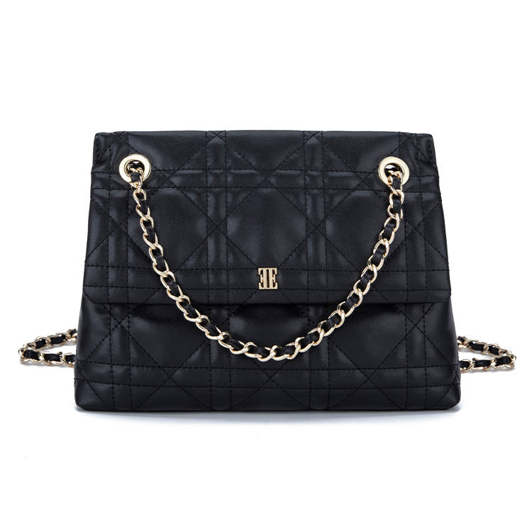 ELLE Cow Leather Shoulder Bag Women's