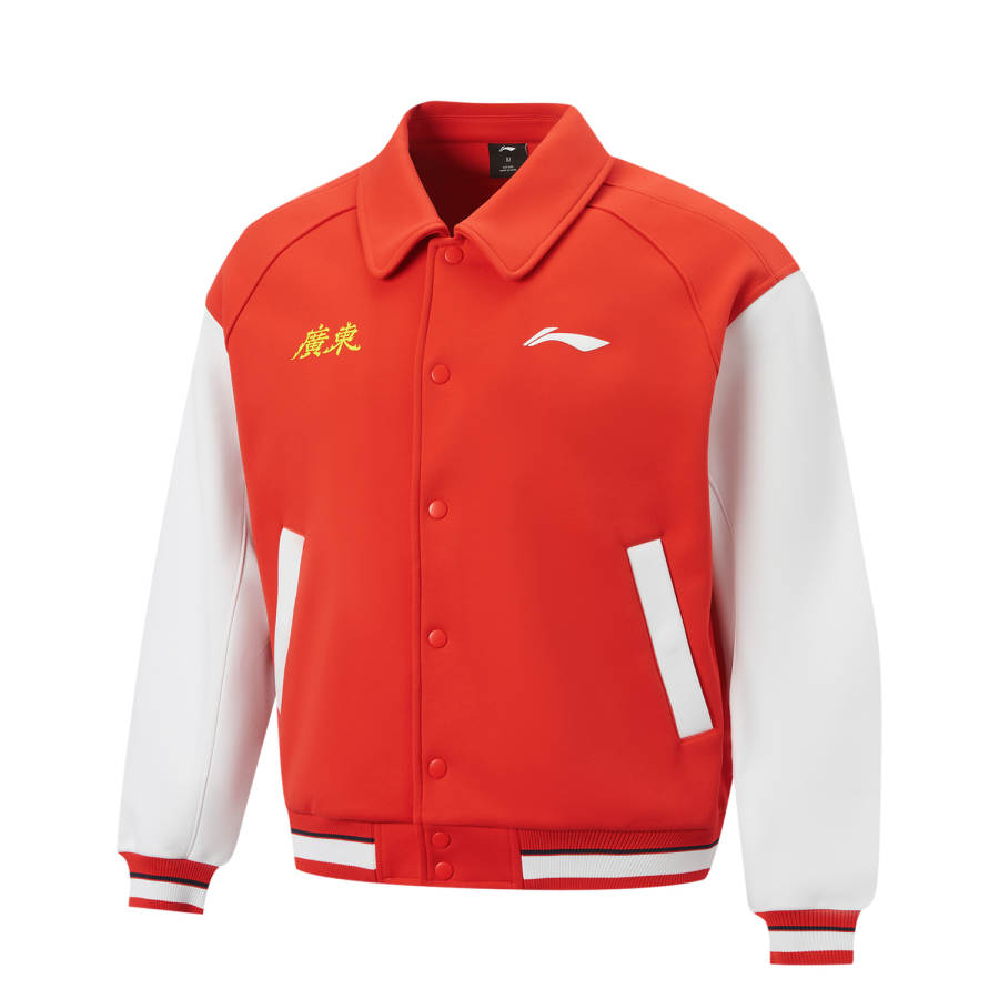 Li-Ning Li Ning Basketball Collection Minimalist Style Versatile Multicolor Lapel Loose Fit Fleece Lined Jackets & Coats Men's