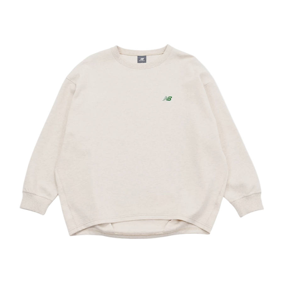 New Balance New Balance Sweatshirts Women's Oatmeal Crew Neck Moderate