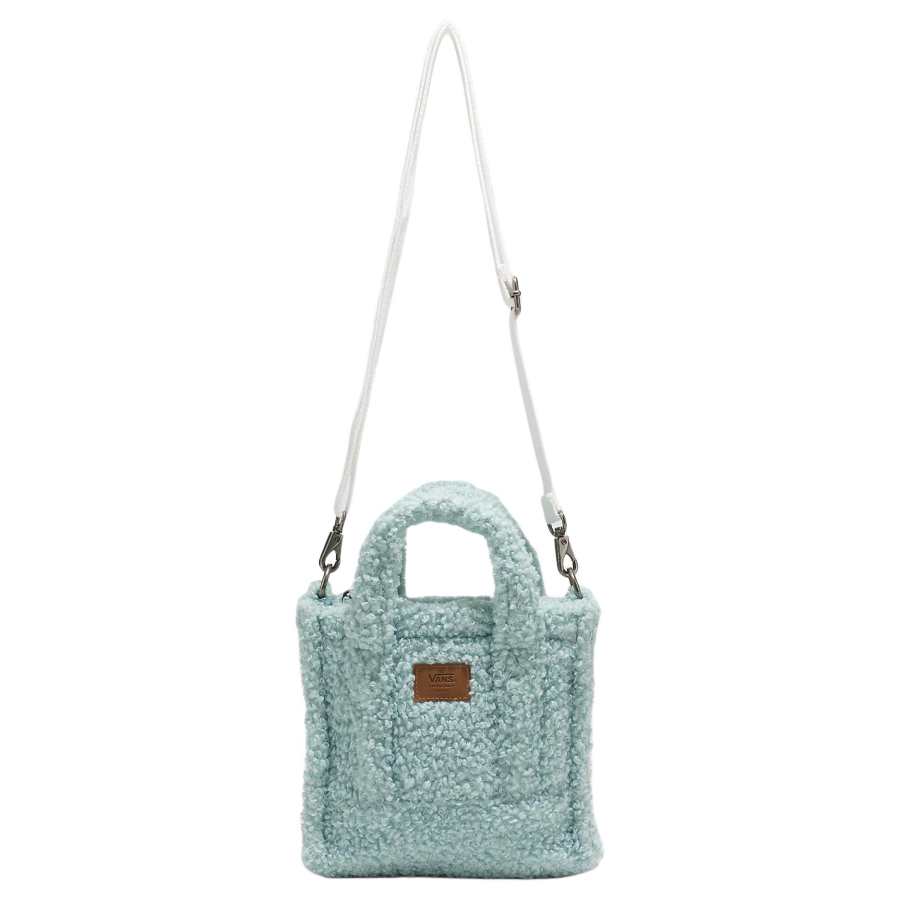 Vans Polyester Handbag Mini Women's Gray Misty Blue