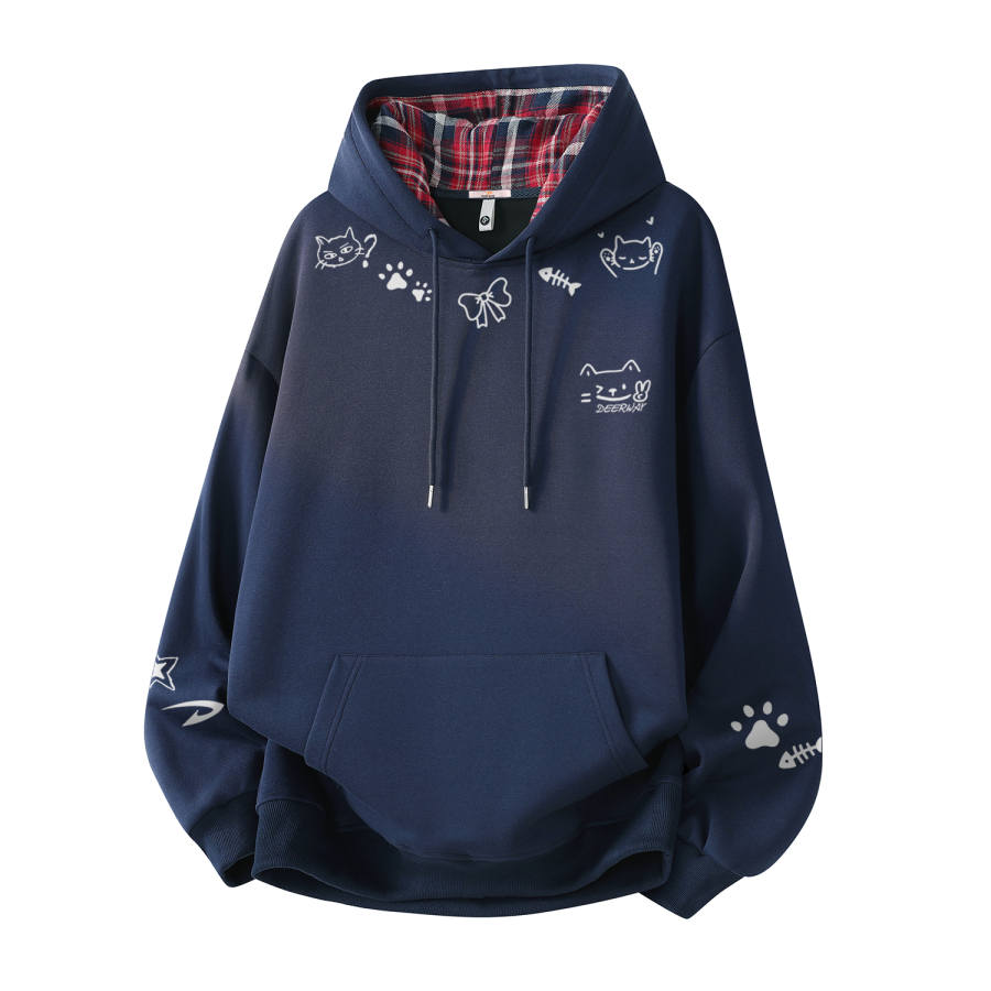 DEERWAY DEERWAY Sweatshirts Unisex Hooded Moderate Regular