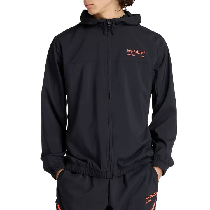 New Balance New Balance Jackets Men's Black Hooded Moderate Other