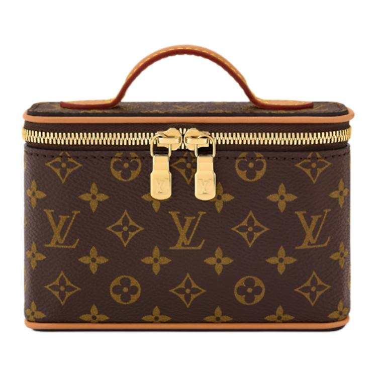 LOUIS VUITTON LOUIS VUITTON Canvas Makeup Bag Regular Women's Brown