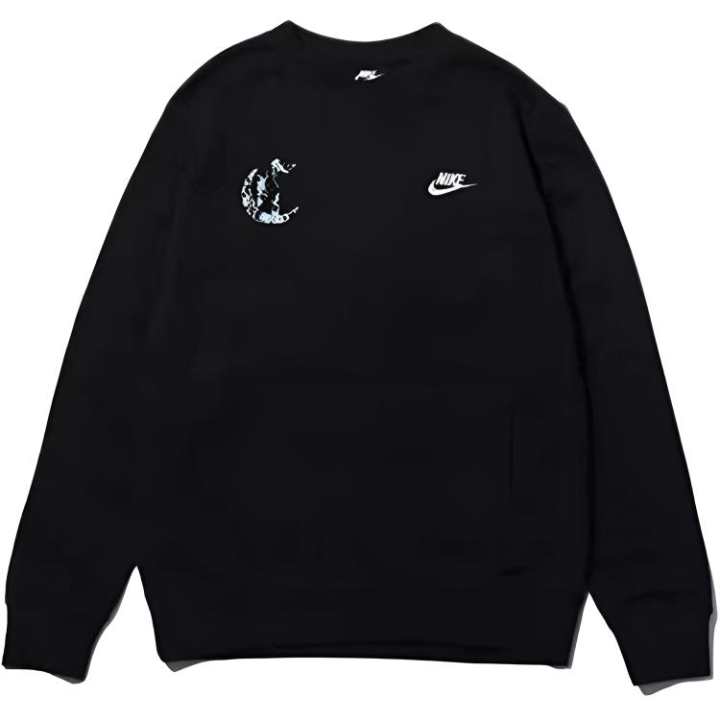 Nike Nike Sweatshirts Unisex Black Crew Neck Moderate