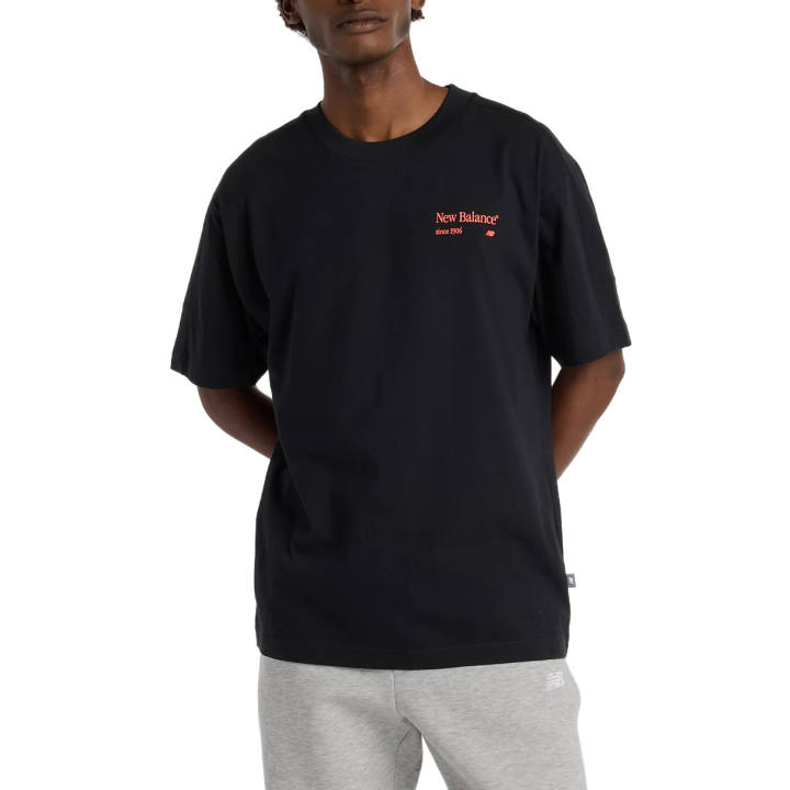 New Balance New Balance T Shirts Men's Black Crew Neck