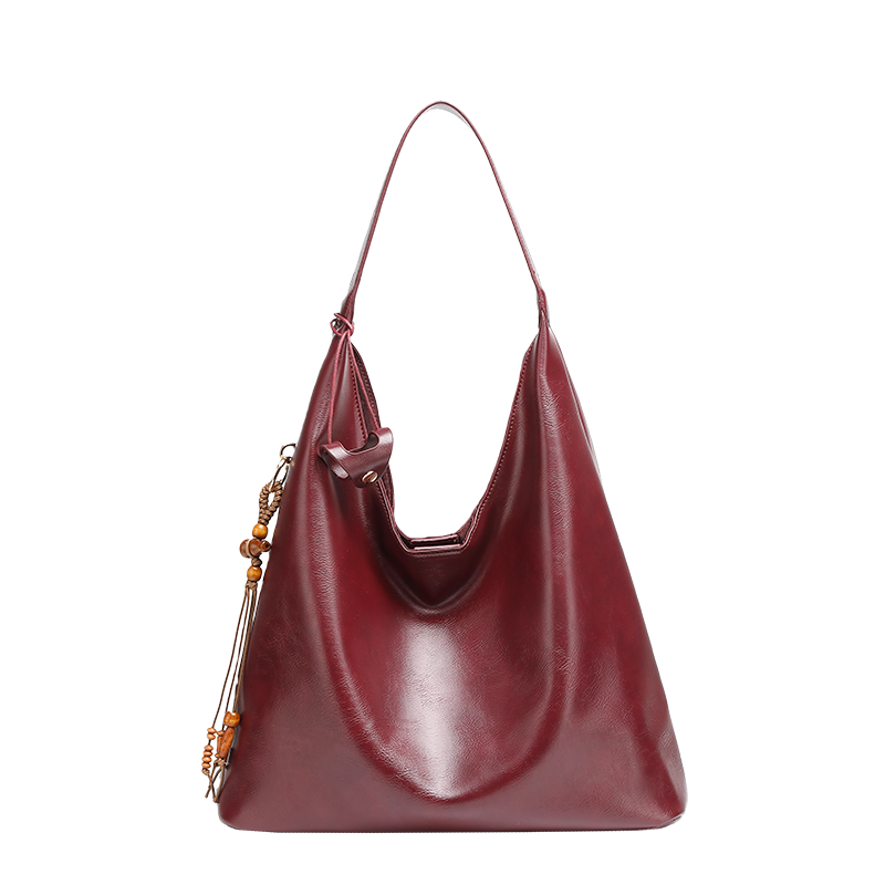 PAYOT Synthetic Leather Shoulder Bag Regular Women's Burgundy