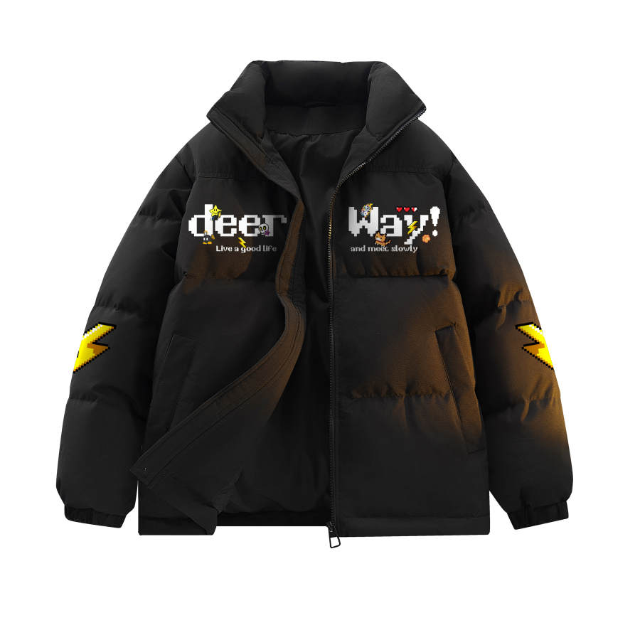 DEERWAY DEERWAY Puffer Jackets Unisex Stand Collar Thickened
