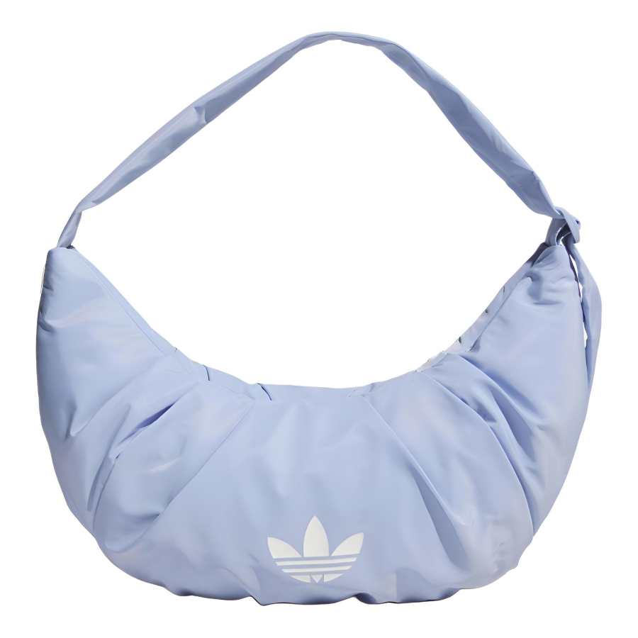 Adidas Originals Polyester Croissant Bag Shoulder Bag Large Unisex Light Blue