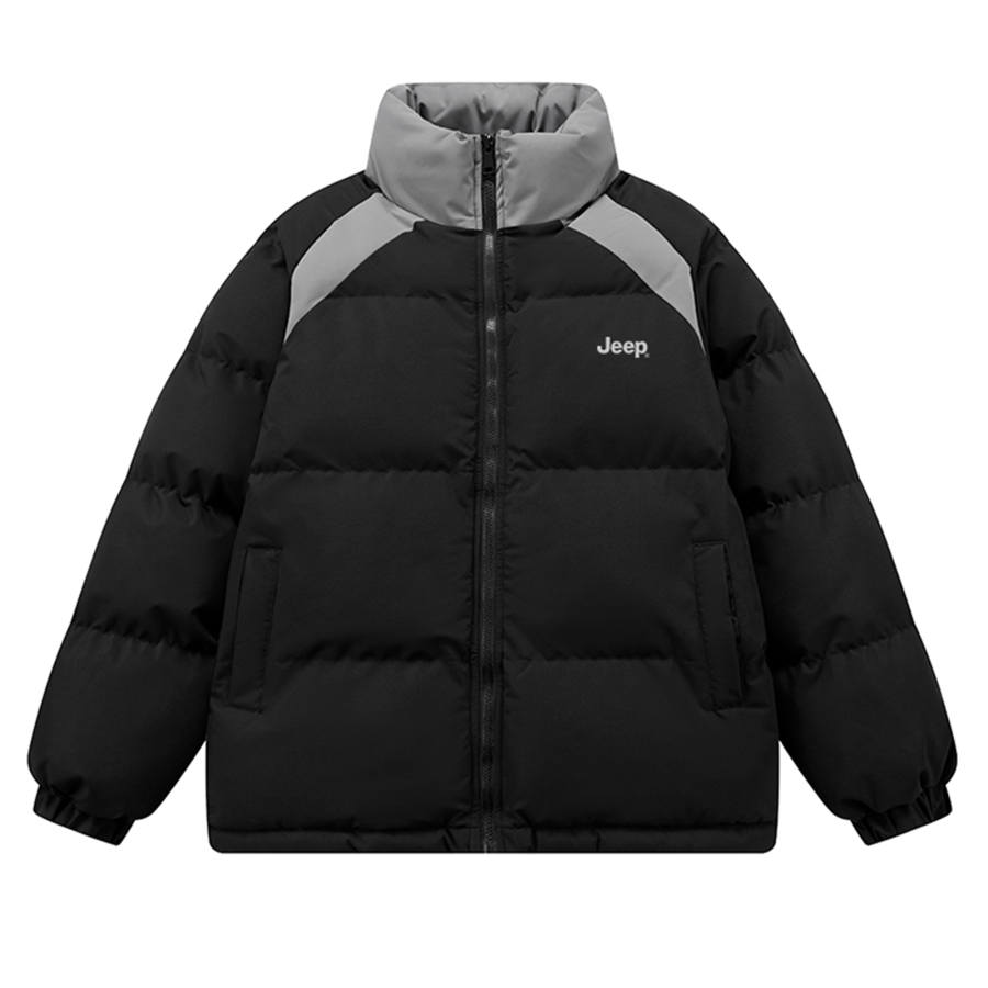 Jeep Leisure Collection Puffer Jackets Unisex Hooded Thickened Padded Puffer Jacket