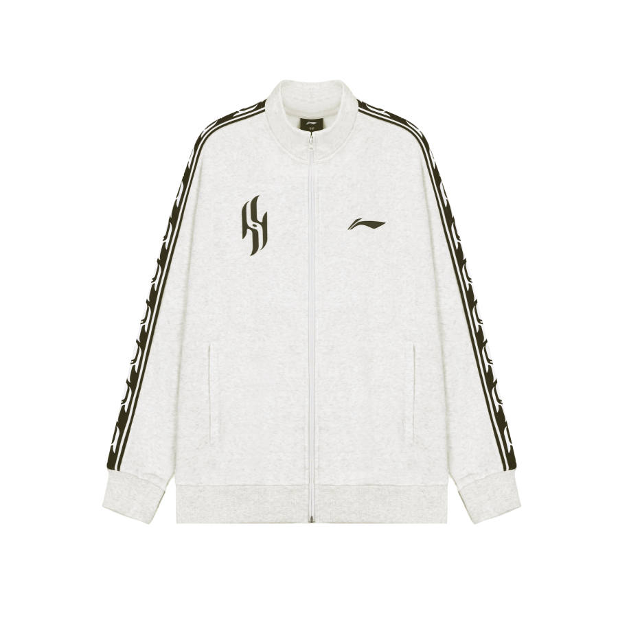 Li-Ning Li Ning Jacket Unisex Heather Gray Mist White