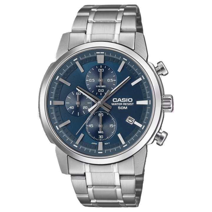 CASIO CASIO EDIFICE Quartz Movement Stainless Steel Strap Watch Men's Watches Blue Dial
